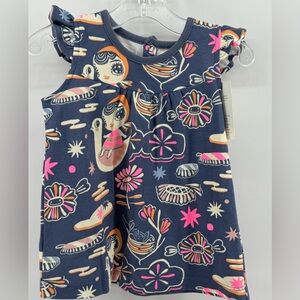 NWT Apple Park Dress 100% organic cotton. 6-12 months